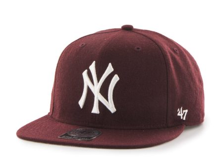 ’47 BRAND YANKEES SURE SHOT CAPTAIN DARK MAROON【SRS17WBP】 For Discount