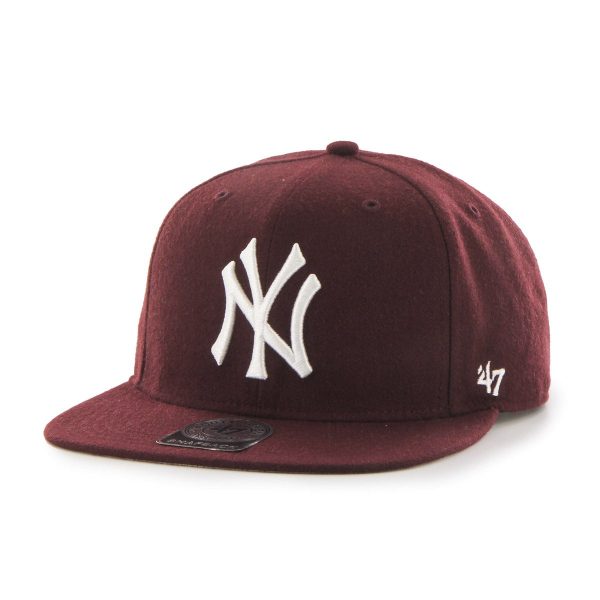 ’47 BRAND YANKEES SURE SHOT CAPTAIN DARK MAROON【SRS17WBP】 For Discount