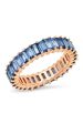 Blue Sapphire Vertical Baguette Ring Online Hot Sale