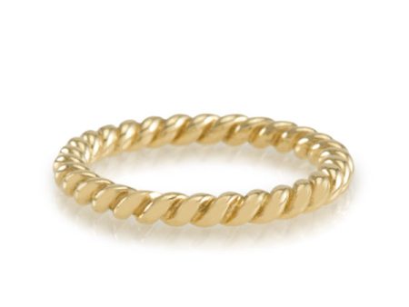 14K Yellow Gold Twist Ring Online