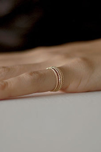 14K Rope Ring Online Hot Sale