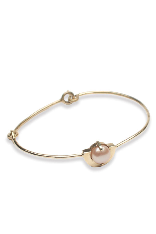 Sylvana Ponte Bronze and Pearl Bracelet Online now