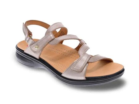 EMERALD BACK STRAP SANDAL - Champagne For Cheap