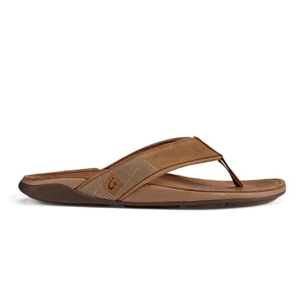 Tuahine Men s Leather Beach Sandals - Toffee Fashion