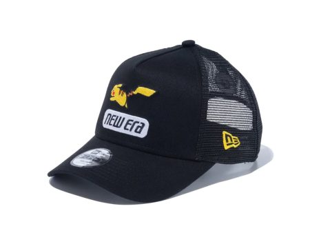 【KIDS】NEW ERA × POKEMON - YOUTH 9FORTY A-FRAME TRACKER POKEMON PIKA BLK【14124522】 For Discount