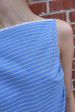 Sylvan Dress in Cerulean Stripe Hot on Sale