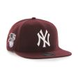 ’47 BRAND YANKEES SURE SHOT CAPTAIN DARK MAROON【SRS17WBP】 For Discount