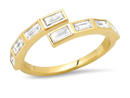 Diamond Baguette Wrap Ring Cheap