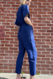 Pahur Trousers in Night Blue For Discount