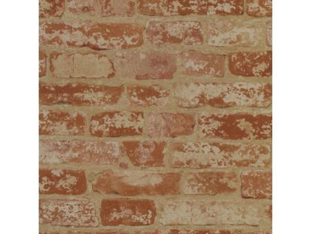 York BZ9206 Red Book Stuccoed Brick Wallpaper Online Sale