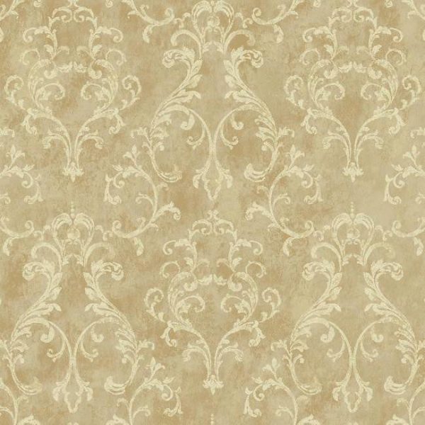 York VR3485 Rhapsody Small Scroll Wallpaper Online Hot Sale