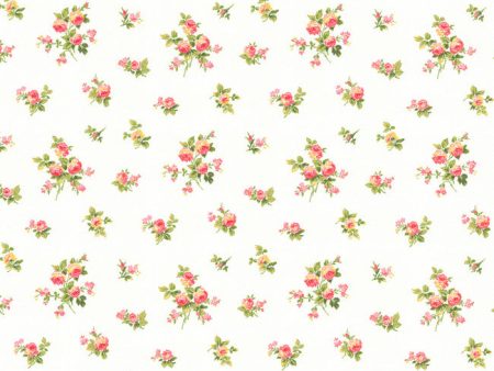 York LY4314 Casabella Mini Rose Toss Wallpaper Fashion