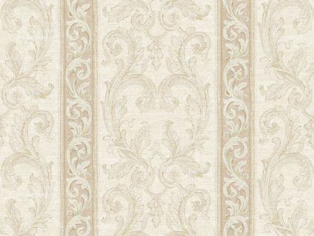 York NK2073 Nantucket Jacobean Stripe Wallpaper Discount