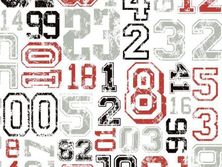 York KS2362 Cool Kids Varsity Number Wallpaper Online Hot Sale