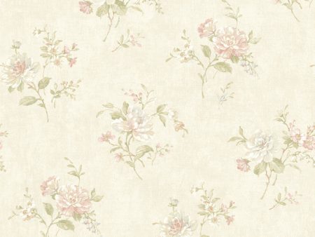 York NK2008 Nantucket Floral Bouquet Wallpaper Fashion