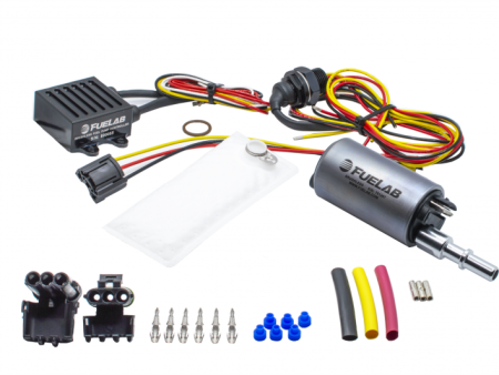 Fuelab 253 In-Tank Brushless Fuel Pump Kit w 3 8 SAE Outlet 72002 74101 Pre-Filter - 500 LPH Online Sale